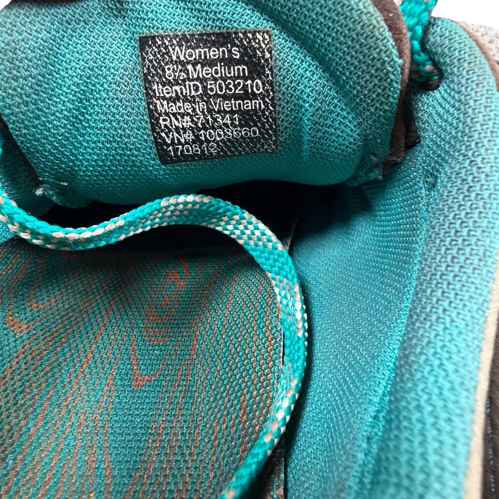 LL Bean Katahdin Brown Teal Suede Insulated Sneakers Womens 8.5 Outdoor Hiking - Picture 9 of 9